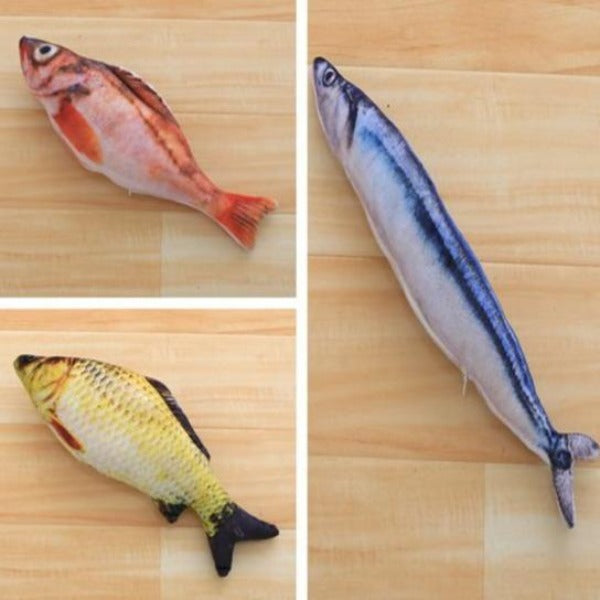 Creative Fish Shaped Catnip Toy