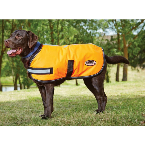 Weatherbeeta Comfitec Reflective Parka 300D Dog Coat- ORANGE FREE GIFT - CLOSEOUT